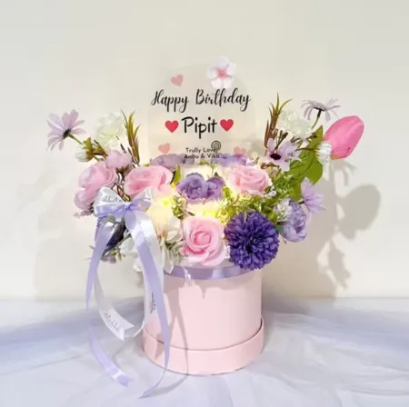 Bloom Box Akrilik Ucapan Ulang Tahun Ungaran Barat